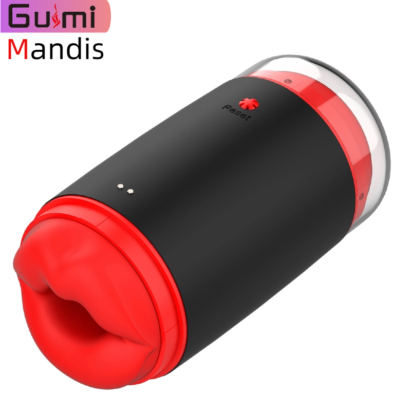 【GM-571】9-Frequency Vibrating Magnetic Charging Masturbator with Squeeze Function