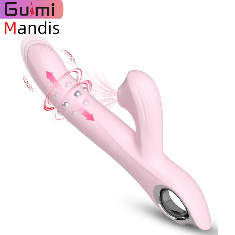 【GM-588】10-Speed Suction Vibration Ripple Vibrator with Magnetic USB Charging